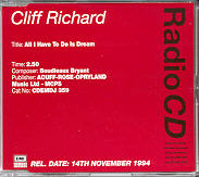 Cliff Richard - All I Have To Do Is Dream